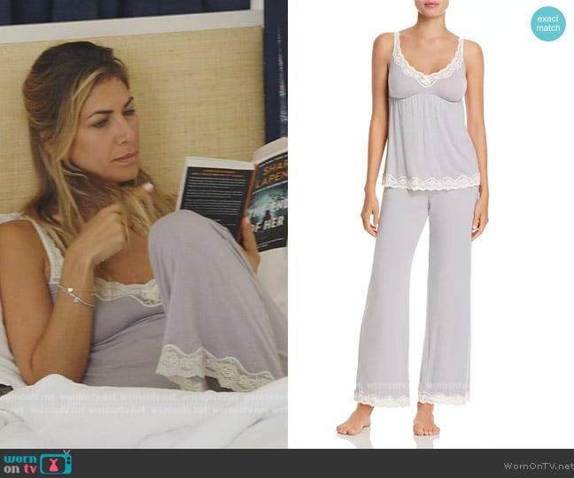 Eberjey Lady Godiva Cami Top & Pants worn by Erin Lichy on The Real Housewives of New York City