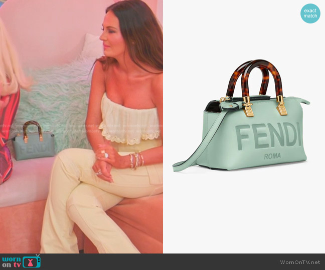 Fendi By The Way Mini in Green worn by Lisa Barlow on The Real Housewives of Salt Lake City