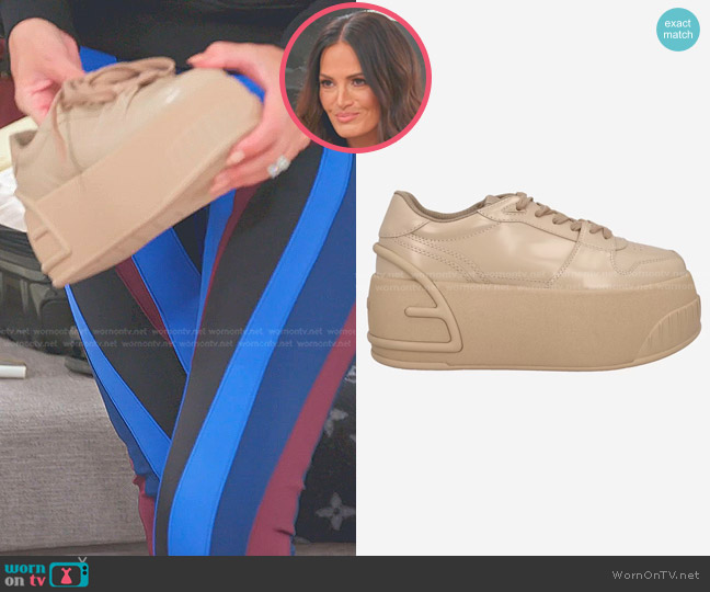 Fendi Fashion Show Platform Sneakers worn by Lisa Barlow on The Real Housewives of Salt Lake City