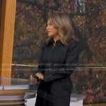 Ginger’s indigo denim shirtdress on Good Morning America