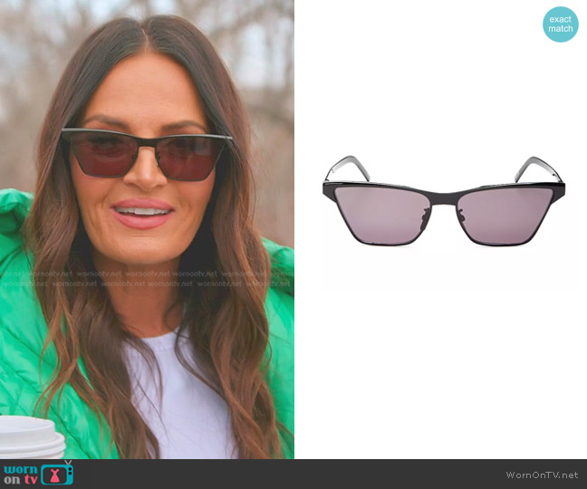 Givenchy Cat Eye Sunglasses worn by Lisa Barlow on The Real Housewives of Salt Lake City