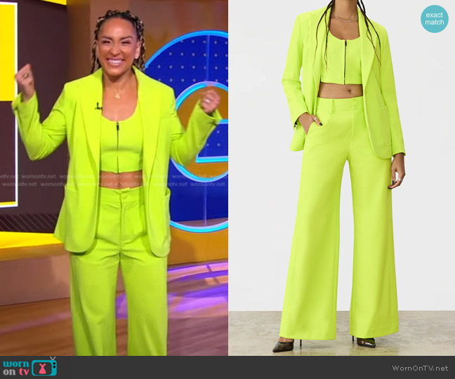 WornOnTV: Robin Arzon’s yellow blazer and pants on Good Morning America ...