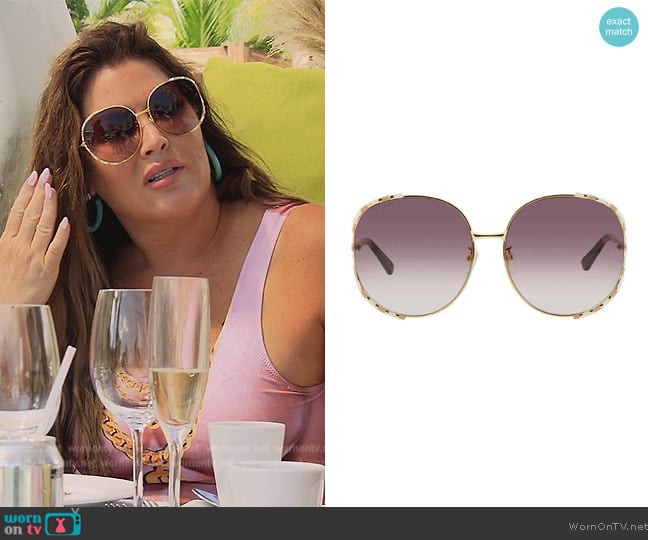 Gucci GG05595S worn by Emily Simpson on The Real Housewives of Orange County