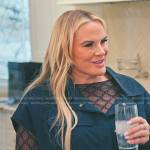 Heather’s black mesh top on The Real Housewives of Salt Lake City