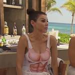 Heather’s novelty muscle swimsuit on The Real Housewives of Orange County