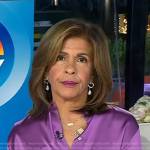 Hoda’s pearl drop earrings on Today