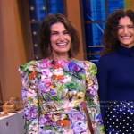 Idina Menzel’s floral dress on Good Morning America