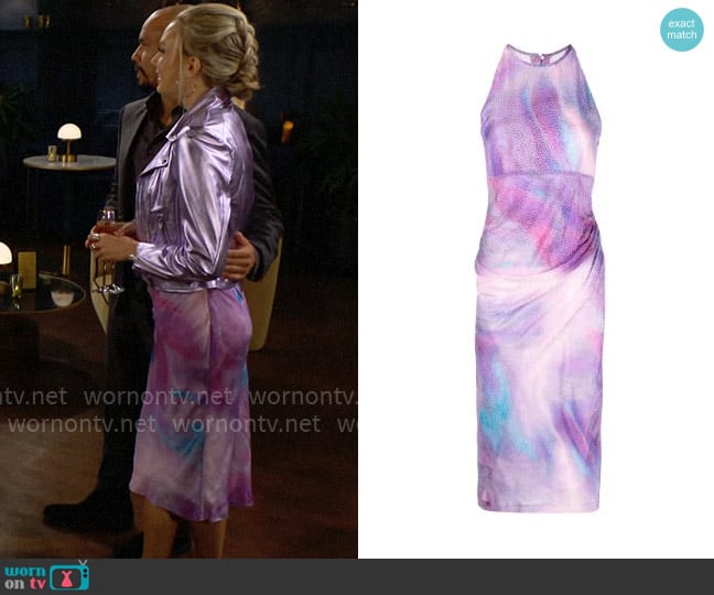 IRO Lidama Dress worn by Abby Newman (Melissa Ordway) on The Young and the Restless