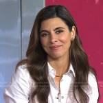 Jamie-Lynn Sigler’s white layered lace dress on Today