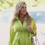 Jennifer’s green mini shirtdress on The Real Housewives of Orange County