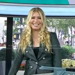 Jill’s green leather blazer on Today