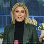 Jill’s green leather blazer on Today