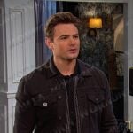 Johnny’s black denim jacket on Days of our Lives