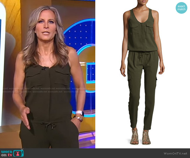 Joie Vernay Cargo-Pocket Jumpsuit worn by Becky Worley on Good Morning America