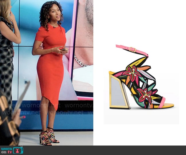 Kat Maconie Calypso Sandals worn by Christina Hunter (Nicole Beharie) on The Morning Show