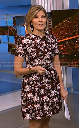 Kate’s floral print mini dress on NBC News Daily