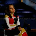 Kerry Washington’s colorblock dress on Good Morning America