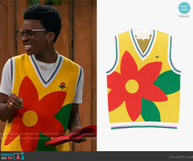 Kina and Tam The Azalea Vest worn by Noah Lambert (Israel Johnson) on Bunkd