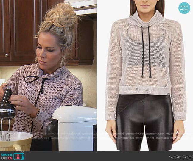 Koral Pullover Mesh Pullover worn by Jennifer Pedranti on The Real Housewives of Orange County