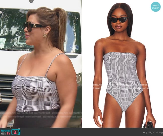 L*Space La Femme One Piece worn by Emily Simpson on The Real Housewives of Orange County