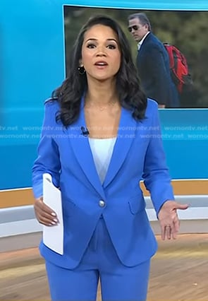WornOnTV: Laura’s blue blazer and pants on Today | Laura Jarrett ...