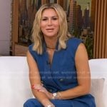 Laura Rutledge’s denim vest and flare jeans on Good Morning America