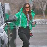 Lisa’s green cropped puffer jacket on The Real Housewives of Salt Lake City