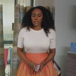 Lola’s orange ombre skirt on All Rise