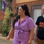 Lou’s pink jumpsuit on Bunkd