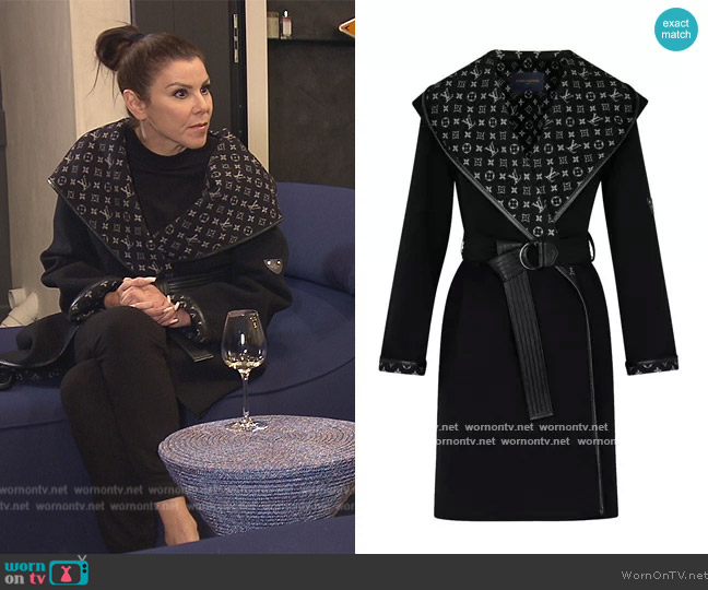 WornOnTV: Heather's black logo print pants on The Real Housewives of Orange  County, Heather Dubrow