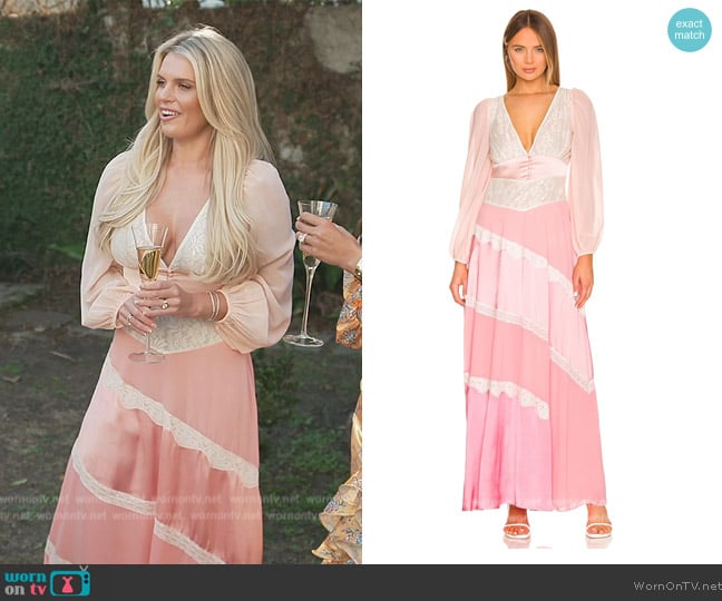 LoveShackFancy Kinsler Dress worn by Madison LeCroy on Southern Charm