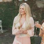 Madison’s pink stripe maxi dress on Southern Charm