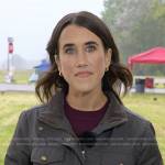 Maggie Vespa’s brown field jacket on NBC News Daily