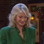 Marlena’s green blazer on Days of our Lives