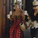 Marysol’s red tiger stripe dress on The Real Housewives Ultimate Girls Trip