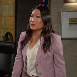 Melinda’s pink suit on Days of our Lives