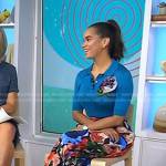 Misty Copeland’s red bow sandals on Today