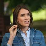 Molly Hunter’s denim jacket on NBC News Daily