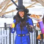 Monica’s blue ski suit on The Real Housewives of Salt Lake City