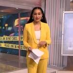 Morgan’s yellow pant suit on NBC News Daily