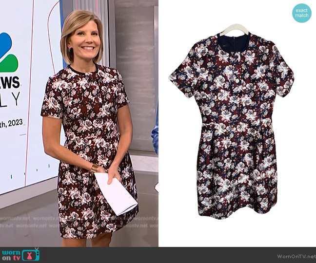 Wornontv Kates Floral Print Mini Dress On Nbc News Daily Kate Snow Clothes And Wardrobe