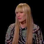 Natasha Bedingfield’s printed maxi dress on The View