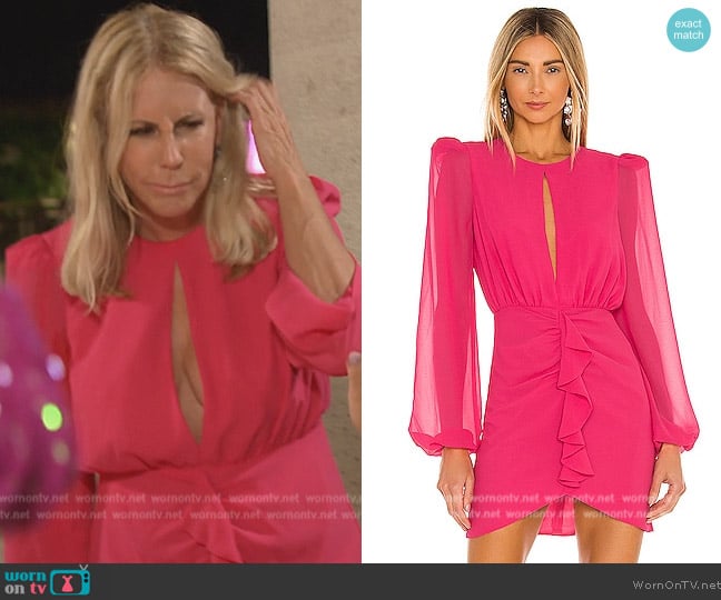 NBD Arijana Mini Dress worn by Vicki Gunvalson on The Real Housewives of Orange County