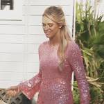 Olivia’s pink sequin mini dress on Southern Charm