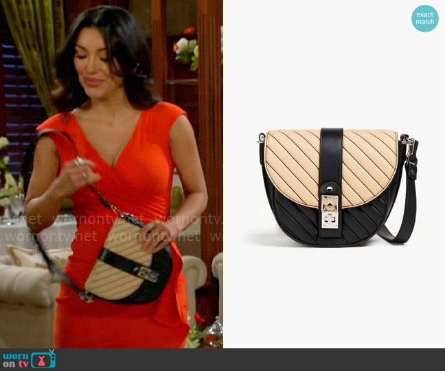 WornOnTV: Audra’s orange ruffled dress on The Young and the Restless ...