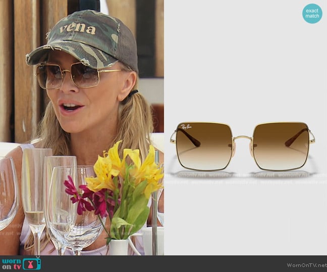 Ray-Ban Square 1971 Sunglasses worn by Tamra Judge on The Real Housewives of Orange County