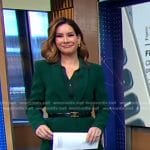 Rebecca’s green blazer on Good Morning America