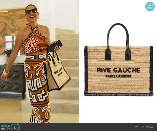 Saint Laurent Rive Gauche Bag worn by Jessel Taank on The Real Housewives of New York City