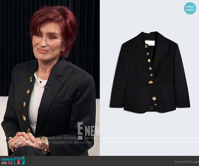 Schiaparelli Little Jacket worn by Sharon Osbourne on E! News