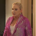 Shannon’s pink embellished blazer on The Real Housewives of Orange County